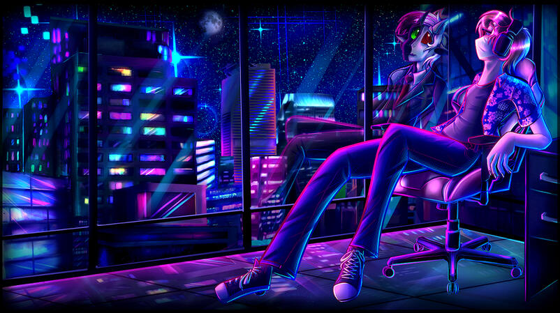 Full Body Full Shaded Fan Art Piece Of Content Creator Ranboo