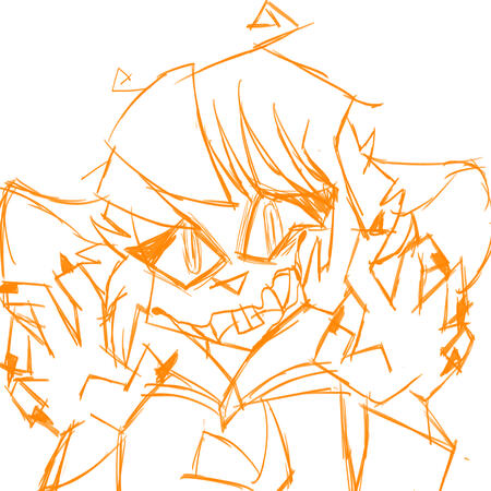 Bust Up Colored Sketch